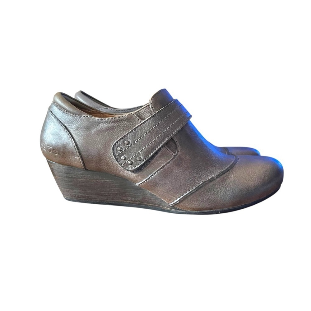 Taos Splurge Leather Wedge Shoes US 8 EUR 39 Comfort - Picture 3 of 14